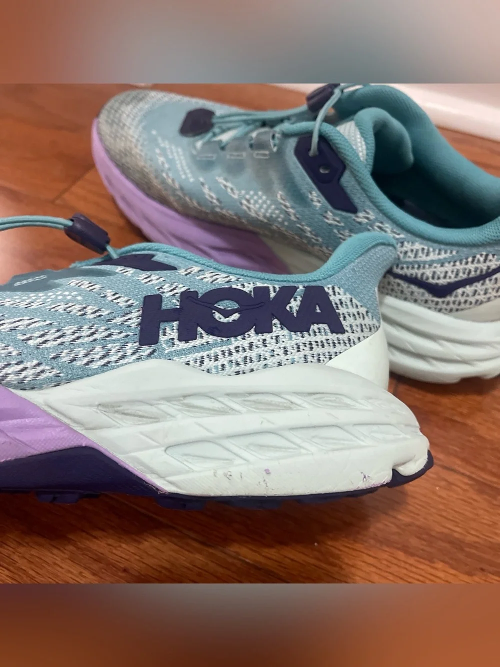 Hoka One One Speedgoat 5 Ocean Mist Lilac 1134470 Sz 6.5 MD